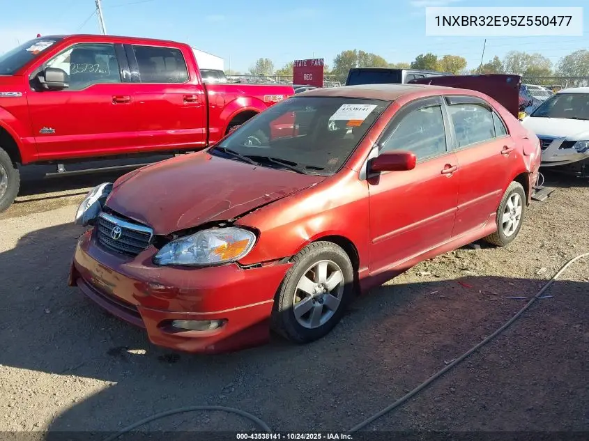 1NXBR32E95Z550477 2005 Toyota Corolla S
