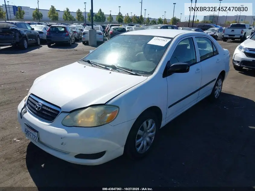 1NXBR32E45Z470830 2005 Toyota Corolla Ce