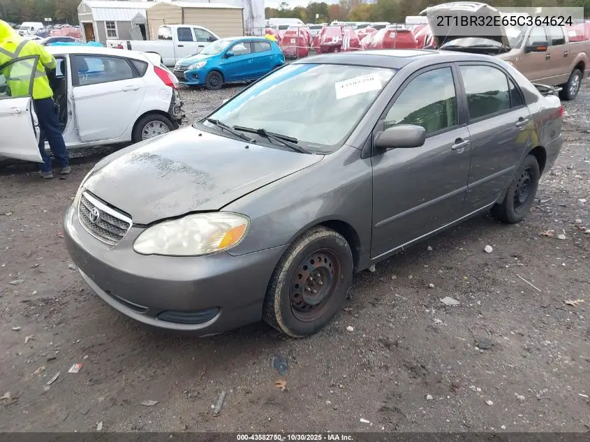 2T1BR32E65C364624 2005 Toyota Corolla Le