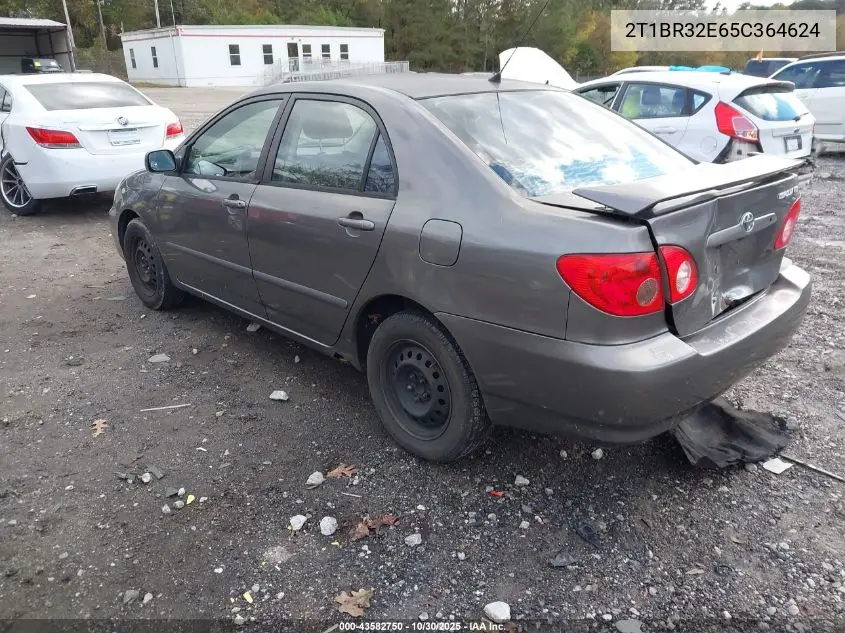 2T1BR32E65C364624 2005 Toyota Corolla Le