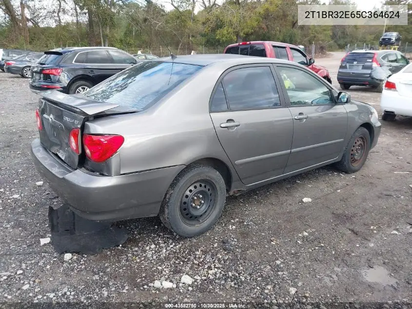 2T1BR32E65C364624 2005 Toyota Corolla Le