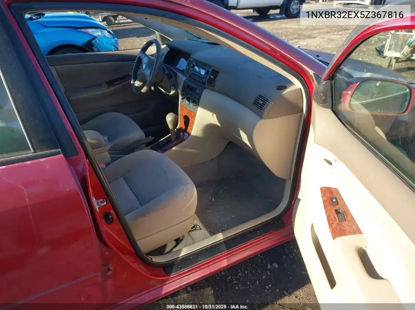 1NXBR32EX5Z367816 2005 Toyota Corolla Le