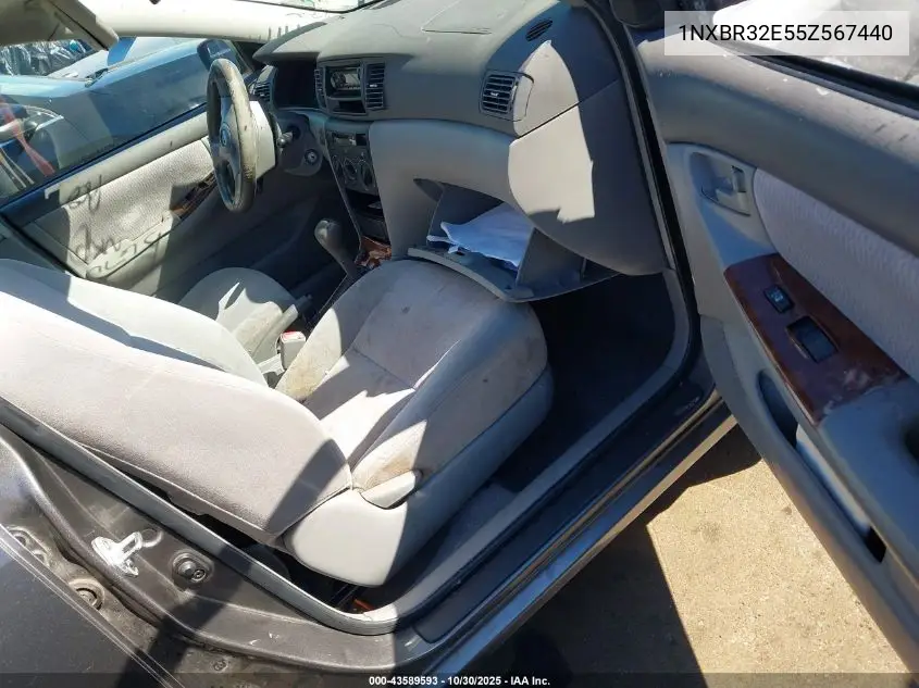 1NXBR32E55Z567440 2005 Toyota Corolla Le