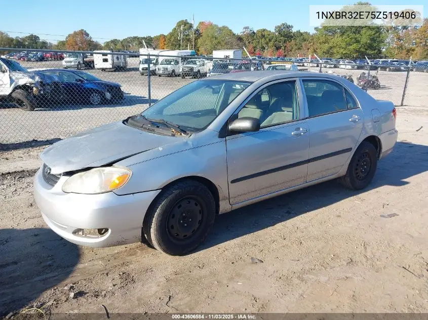 1NXBR32E75Z519406 2005 Toyota Corolla Ce
