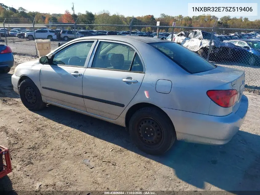 1NXBR32E75Z519406 2005 Toyota Corolla Ce