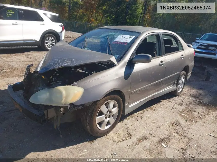 1NXBR32E05Z465074 2005 Toyota Corolla S