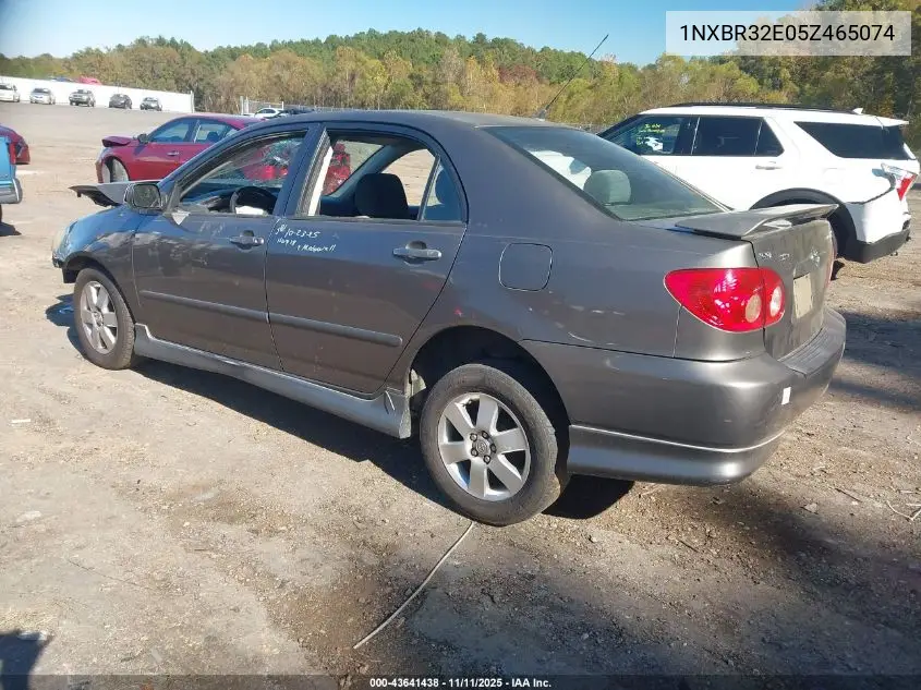 1NXBR32E05Z465074 2005 Toyota Corolla S