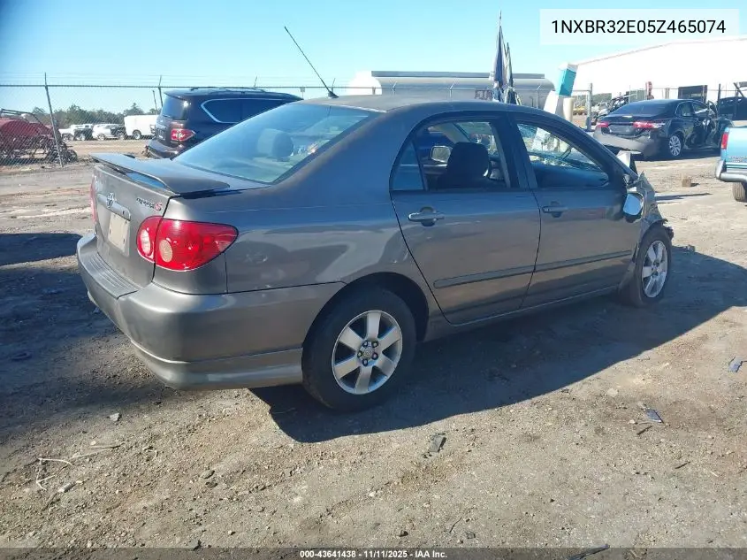 1NXBR32E05Z465074 2005 Toyota Corolla S