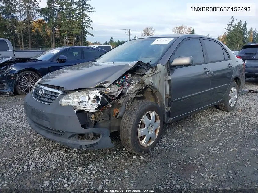 1NXBR30E65Z452493 2005 Toyota Corolla Le