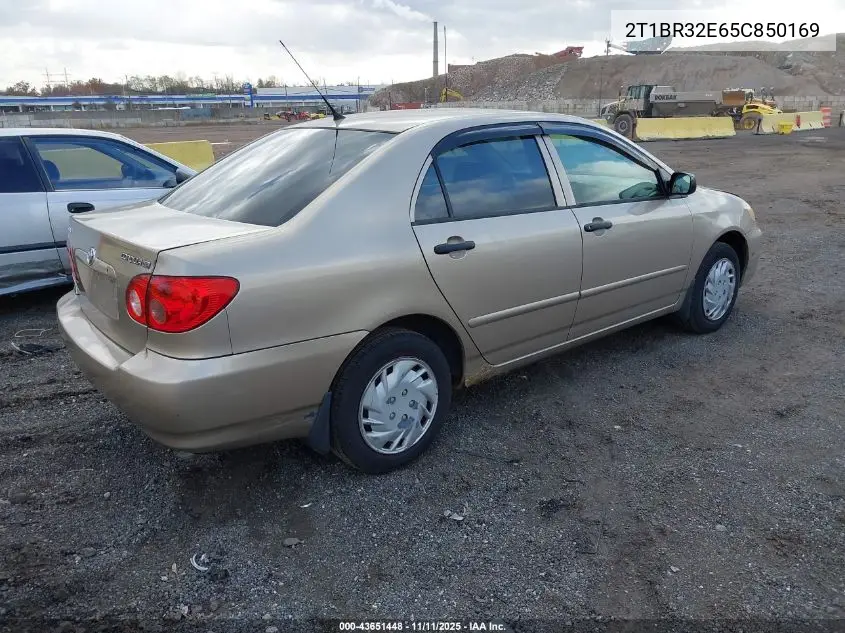2T1BR32E65C850169 2005 Toyota Corolla Ce/Le/Sport