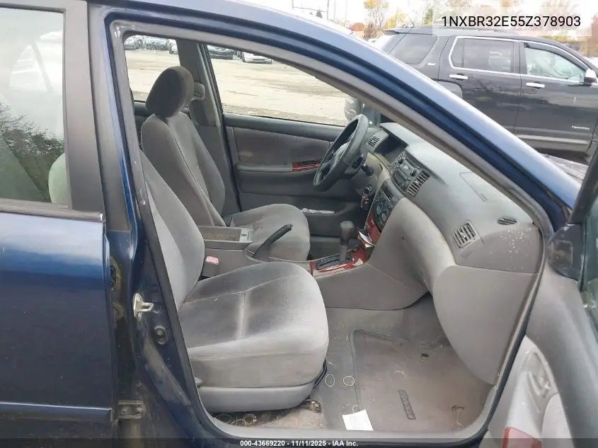 1NXBR32E55Z378903 2005 Toyota Corolla Le