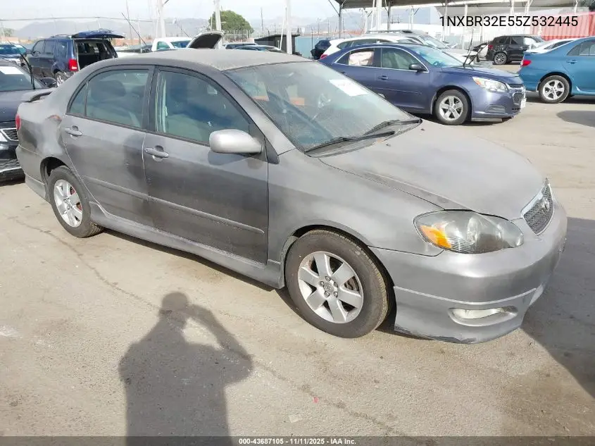 1NXBR32E55Z532445 2005 Toyota Corolla S