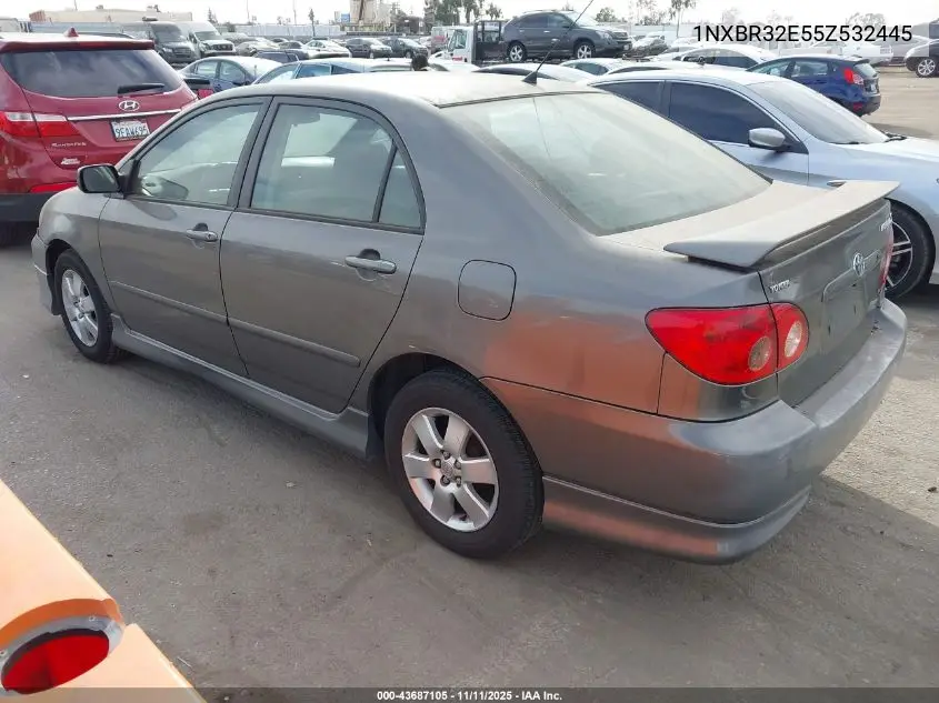 1NXBR32E55Z532445 2005 Toyota Corolla S