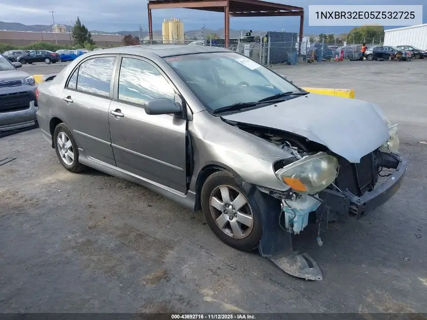 1NXBR32E05Z532725 2005 Toyota Corolla S