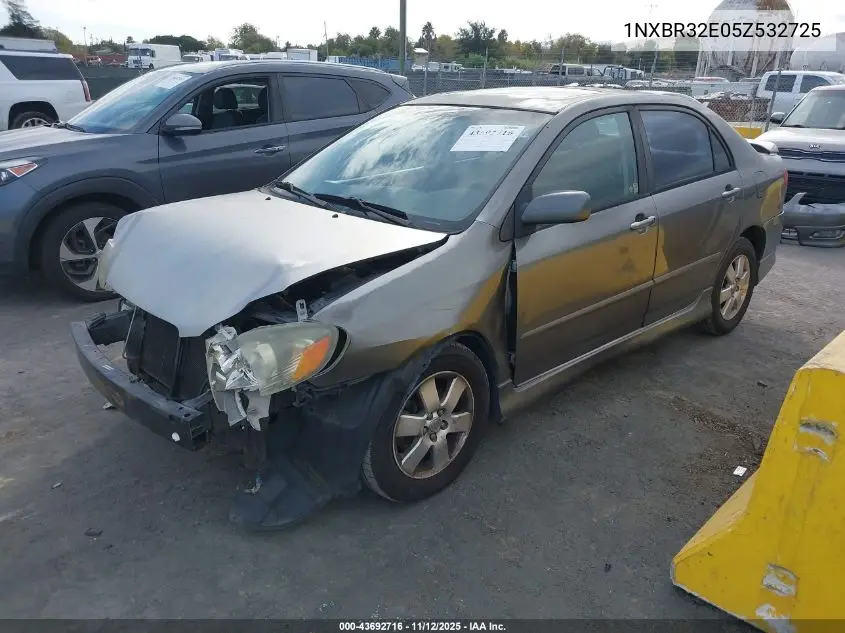1NXBR32E05Z532725 2005 Toyota Corolla S