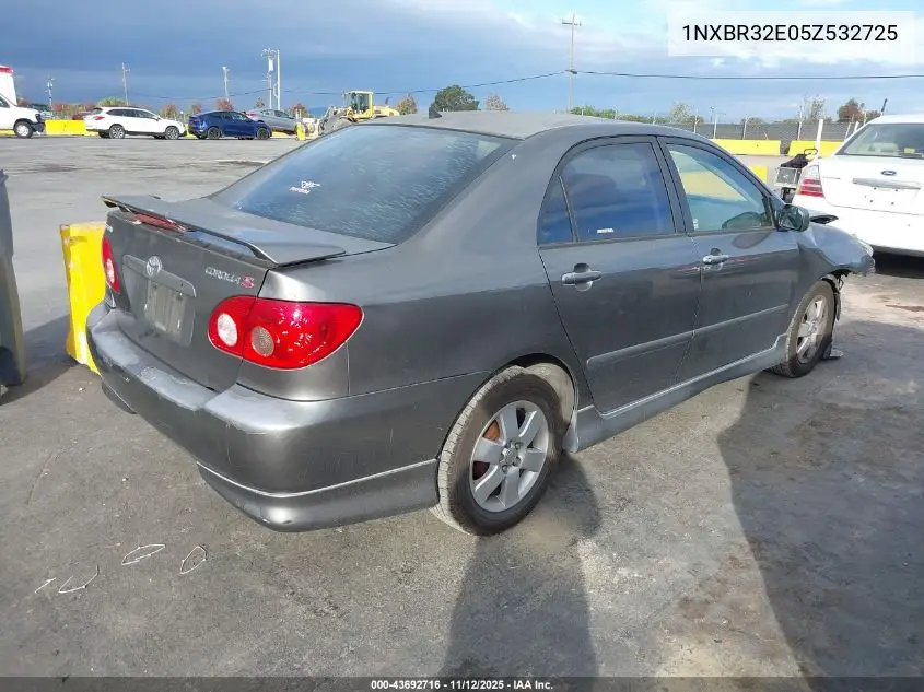 1NXBR32E05Z532725 2005 Toyota Corolla S