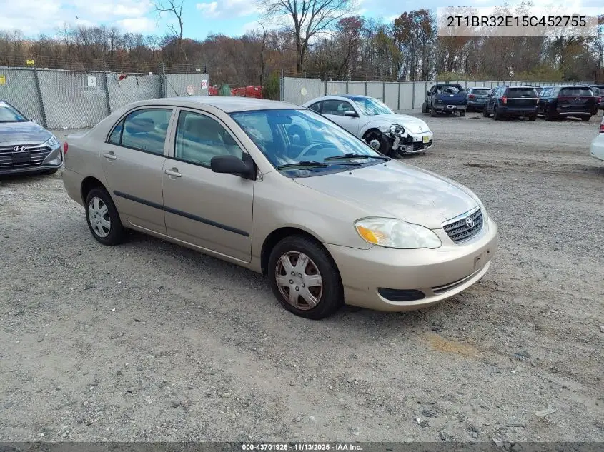 2T1BR32E15C452755 2005 Toyota Corolla Ce