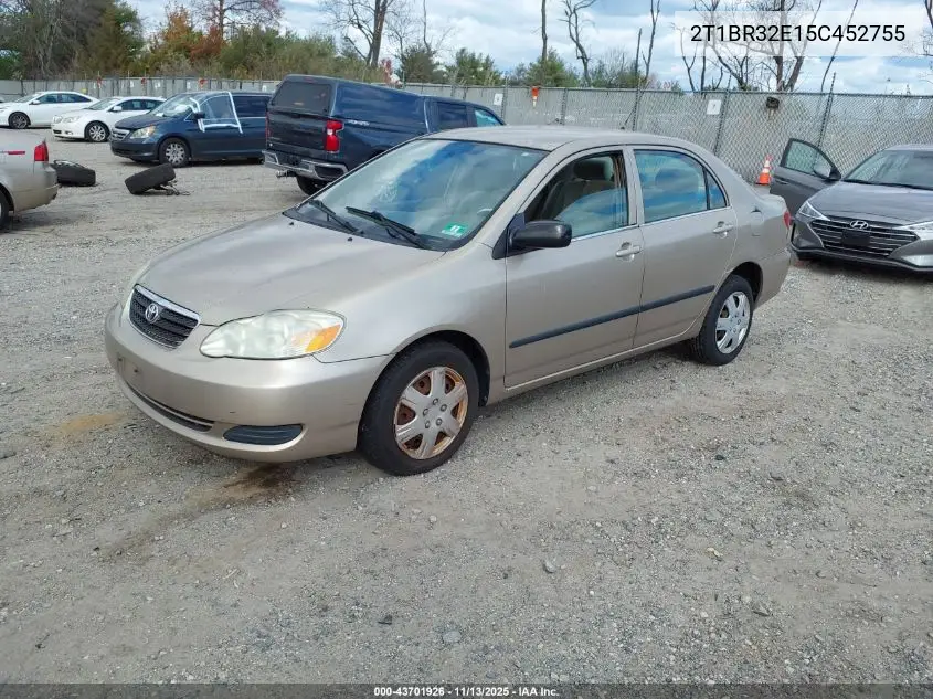 2T1BR32E15C452755 2005 Toyota Corolla Ce