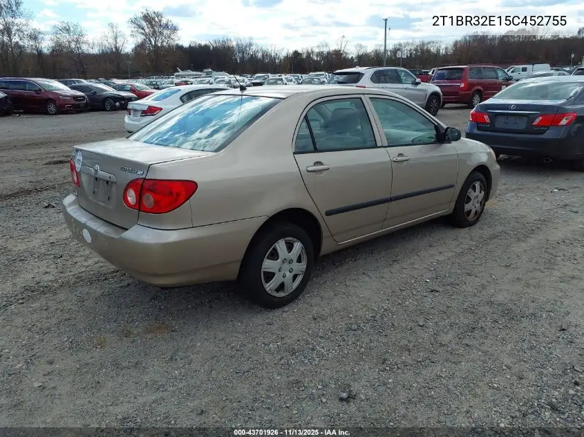 2T1BR32E15C452755 2005 Toyota Corolla Ce