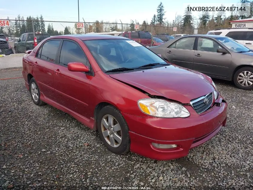 1NXBR32E65Z487144 2005 Toyota Corolla S