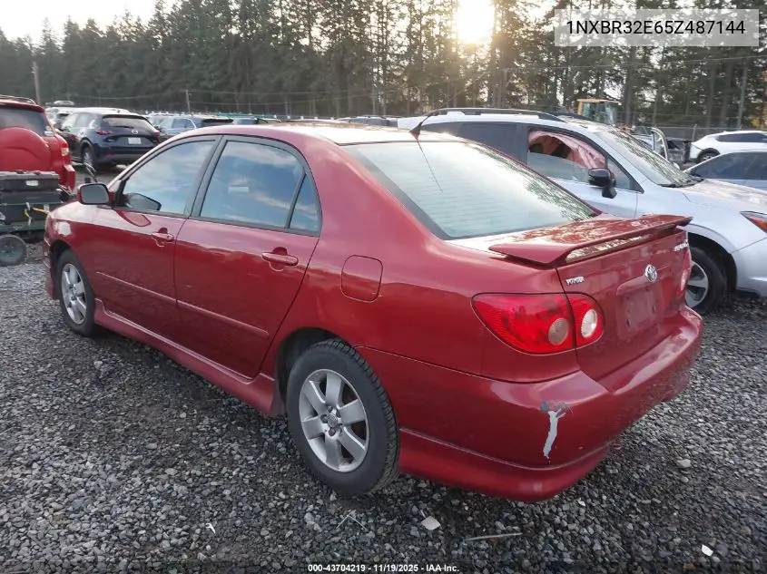 1NXBR32E65Z487144 2005 Toyota Corolla S