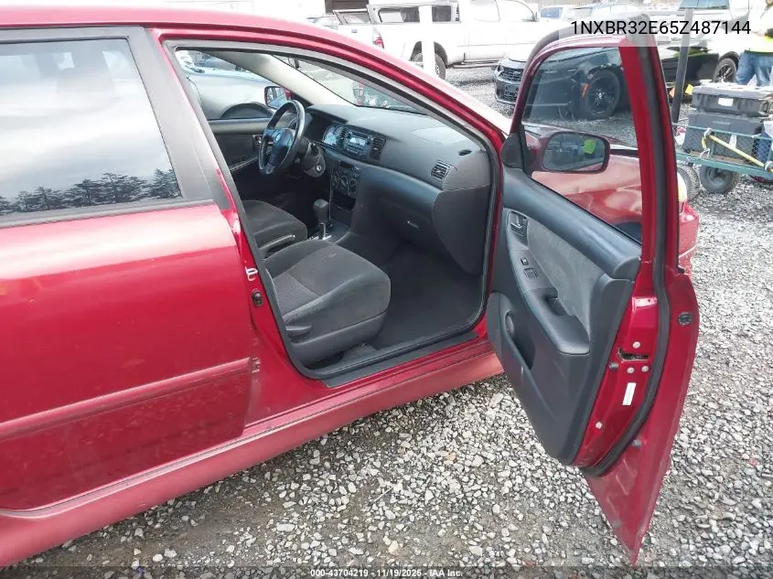 1NXBR32E65Z487144 2005 Toyota Corolla S