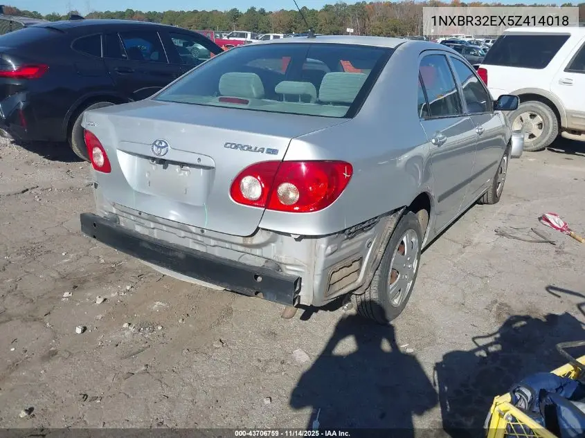 1NXBR32EX5Z414018 2005 Toyota Corolla Ce