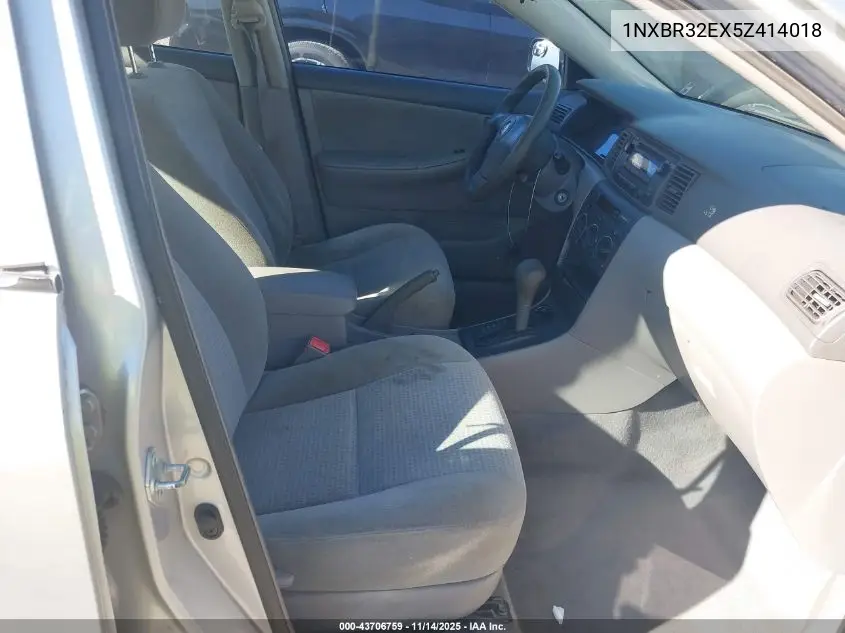 1NXBR32EX5Z414018 2005 Toyota Corolla Ce