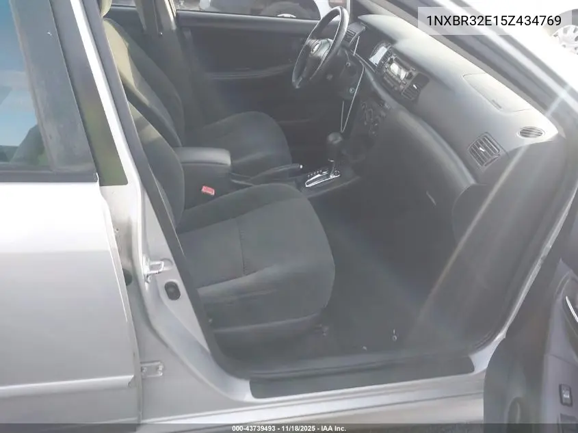 1NXBR32E15Z434769 2005 Toyota Corolla S