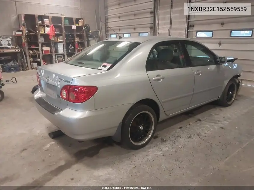 1NXBR32E15Z559559 2005 Toyota Corolla Le