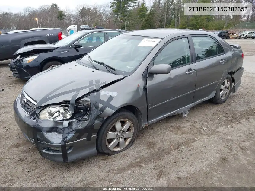 2T1BR32E15C382352 2005 Toyota Corolla S