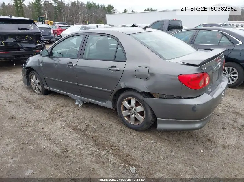 2T1BR32E15C382352 2005 Toyota Corolla S