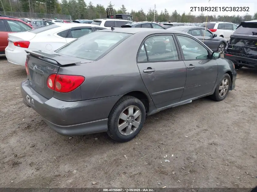 2T1BR32E15C382352 2005 Toyota Corolla S