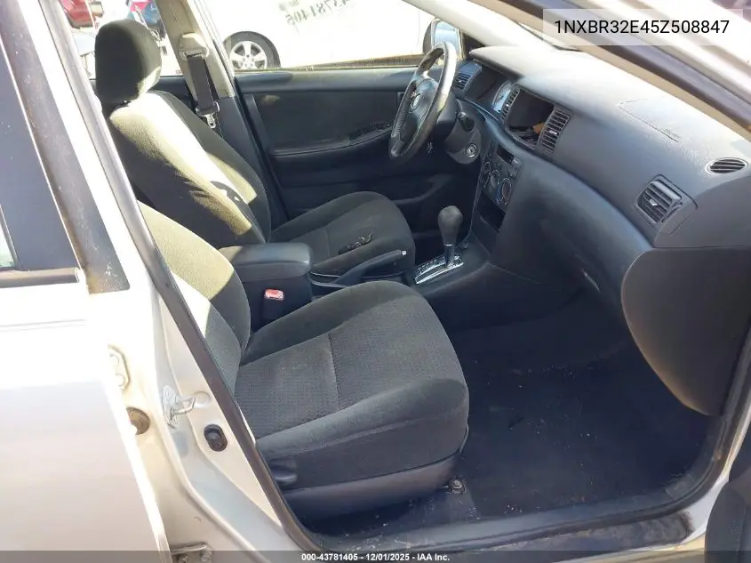 1NXBR32E45Z508847 2005 Toyota Corolla S
