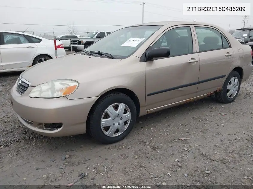 2T1BR32E15C486209 2005 Toyota Corolla Ce