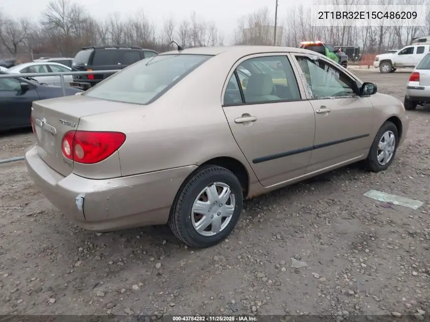 2T1BR32E15C486209 2005 Toyota Corolla Ce