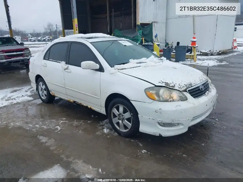 2T1BR32E35C486602 2005 Toyota Corolla S