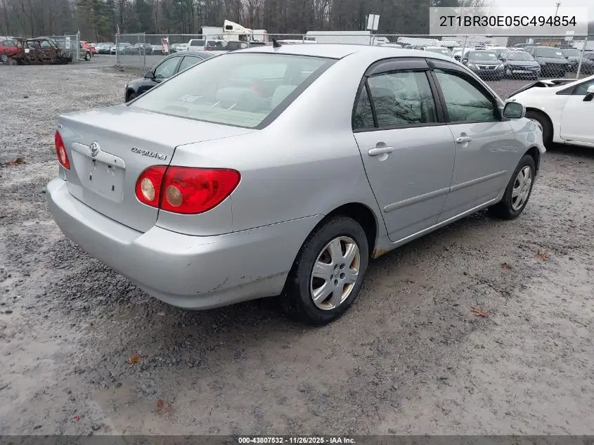 2T1BR30E05C494854 2005 Toyota Corolla Le