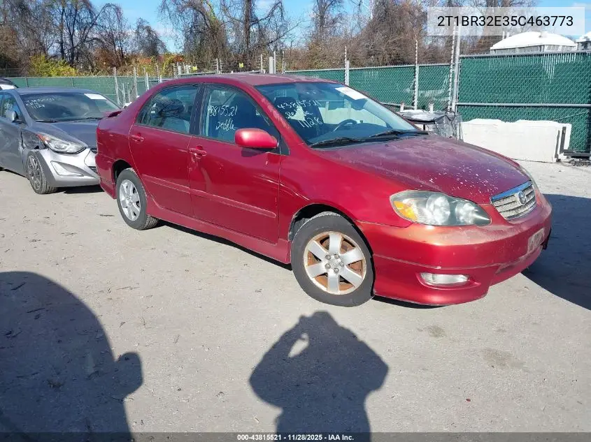 2T1BR32E35C463773 2005 Toyota Corolla S