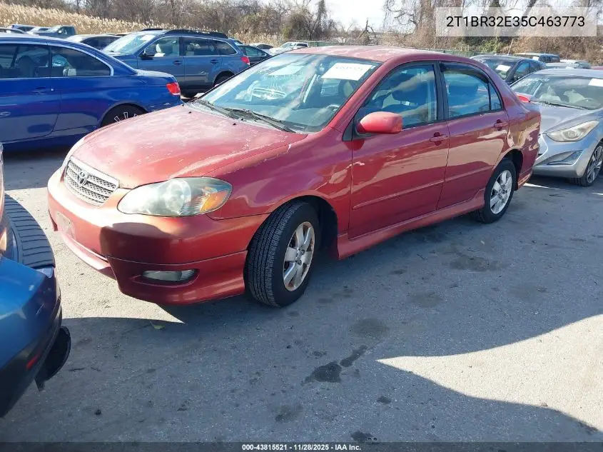 2T1BR32E35C463773 2005 Toyota Corolla S