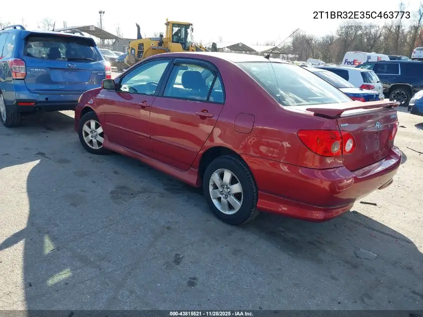 2T1BR32E35C463773 2005 Toyota Corolla S
