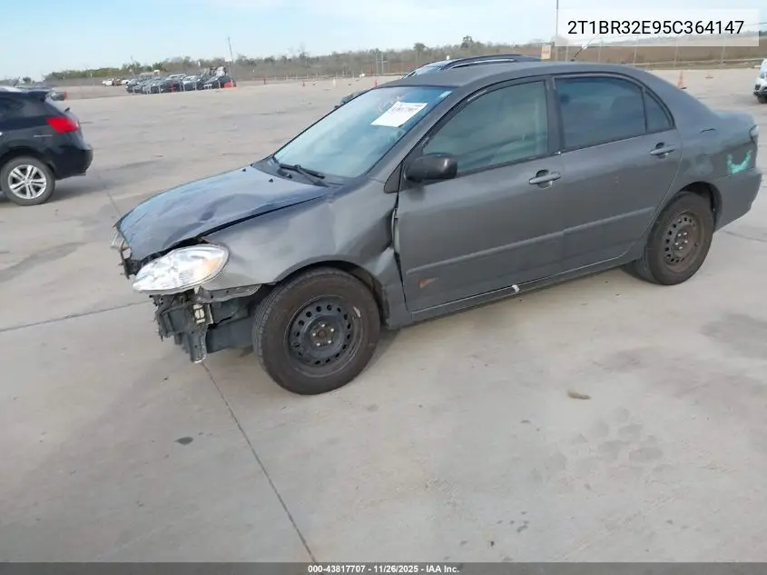 2T1BR32E95C364147 2005 Toyota Corolla Le
