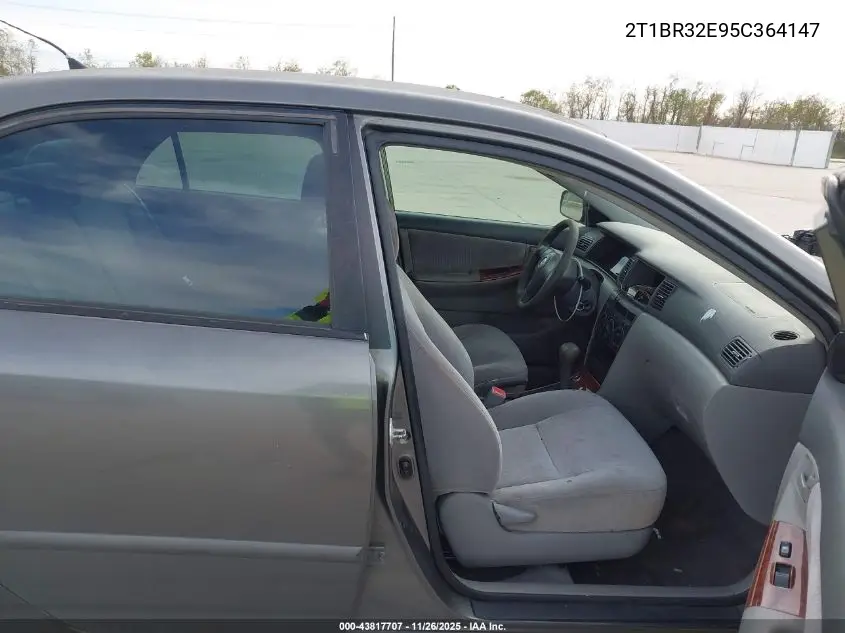 2T1BR32E95C364147 2005 Toyota Corolla Le