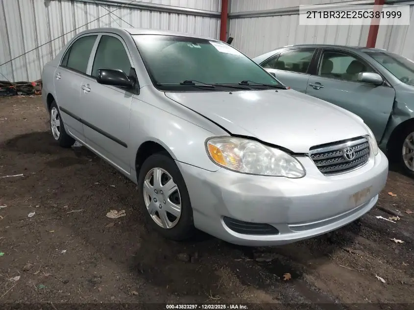 2T1BR32E25C381999 2005 Toyota Corolla Ce