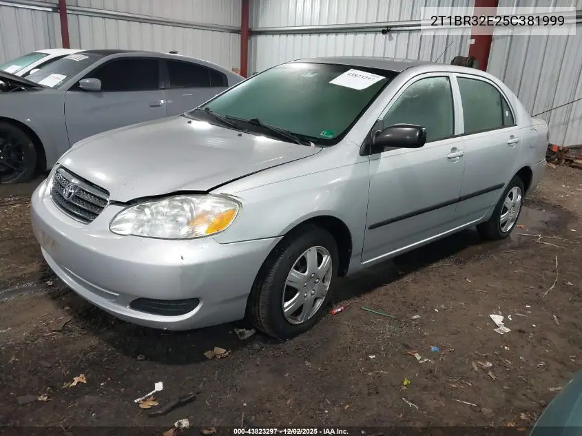 2T1BR32E25C381999 2005 Toyota Corolla Ce