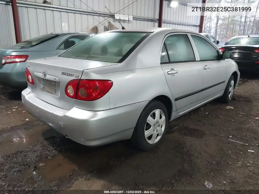 2T1BR32E25C381999 2005 Toyota Corolla Ce