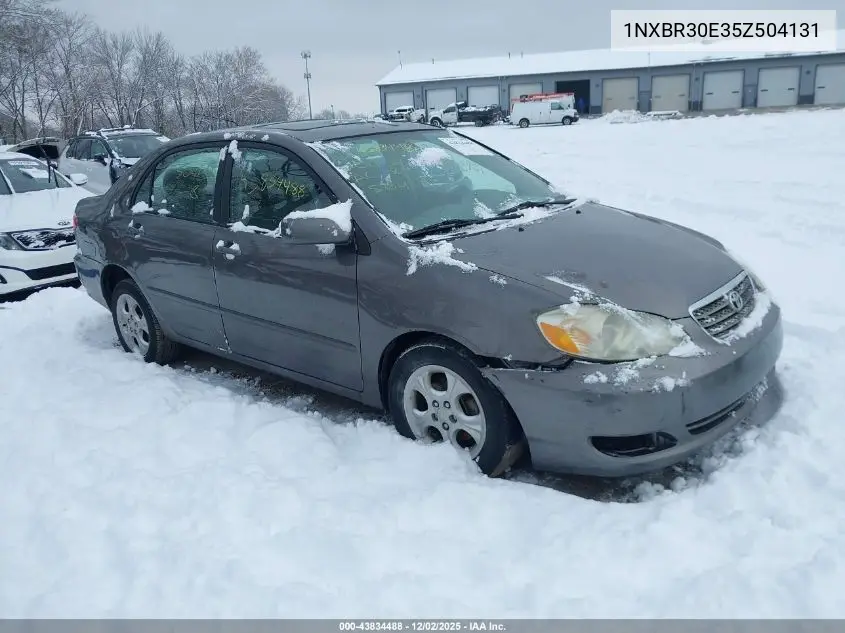 1NXBR30E35Z504131 2005 Toyota Corolla Le