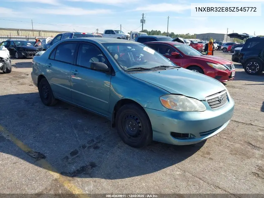 1NXBR32E85Z545772 2005 Toyota Corolla Le