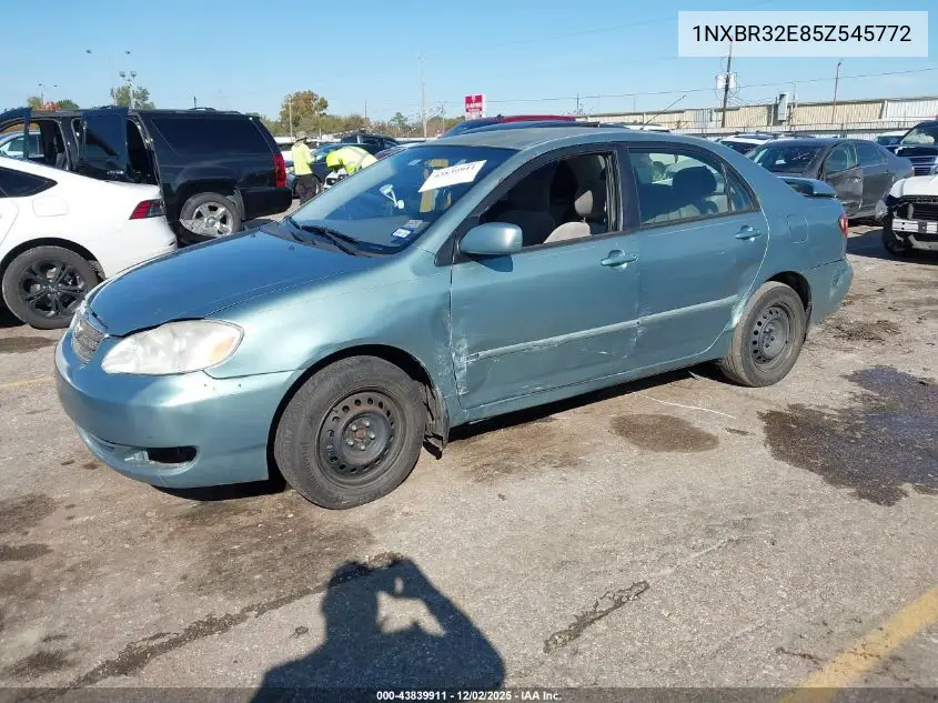 1NXBR32E85Z545772 2005 Toyota Corolla Le