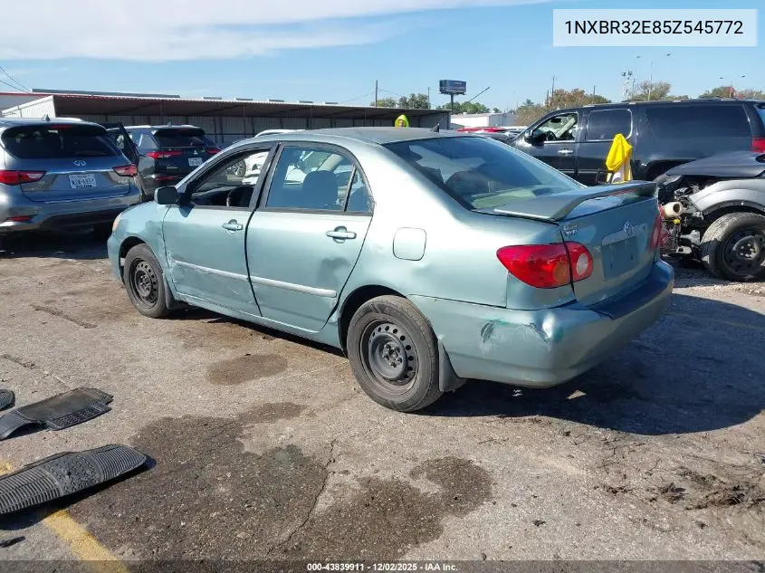 1NXBR32E85Z545772 2005 Toyota Corolla Le
